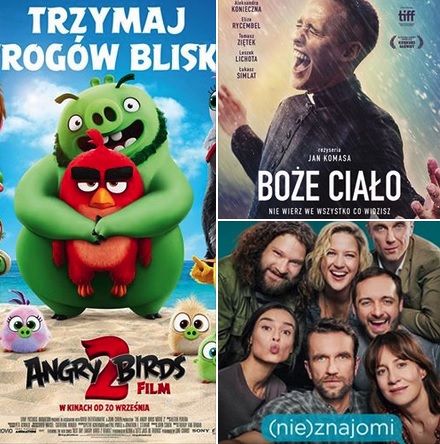 Powiększ kolaż plakatów filmów