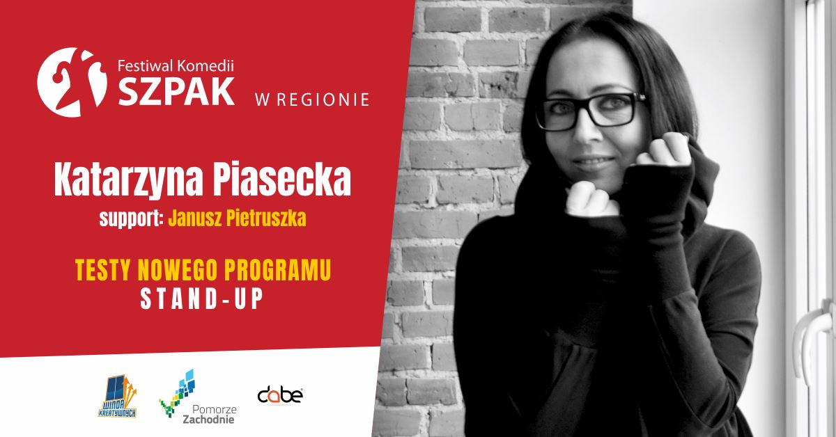 Powiększ baner promujący występ Katarzyny Piaseckiej
