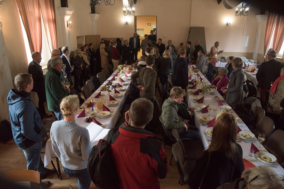 Uroczystości na świetlicy wiejskiej
