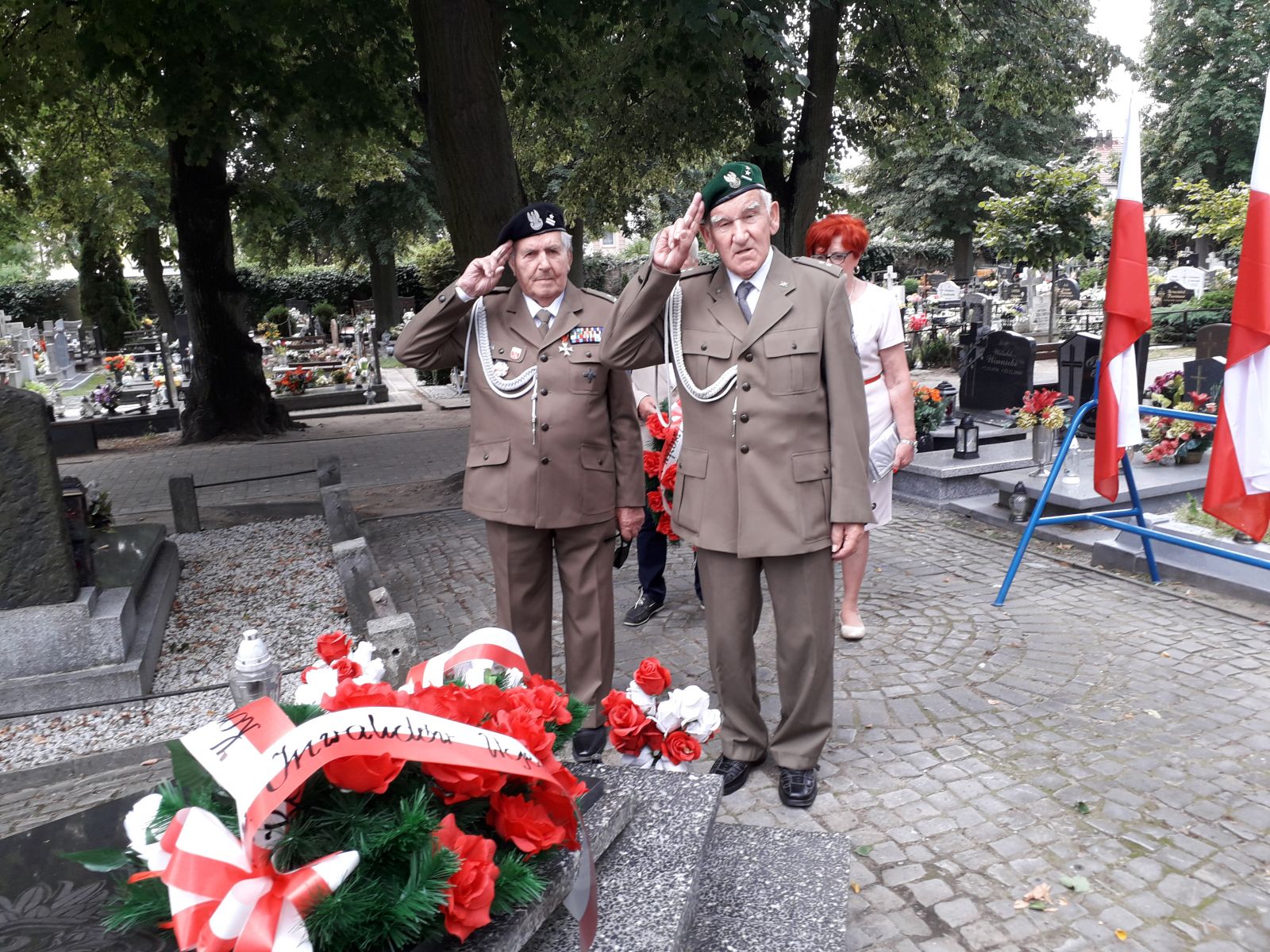 członkowie Związku Strzeleckiego „Strzelec” Felicjan Cholewiński i Józef Cierluk