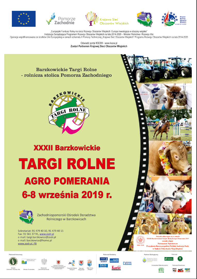Powiększ plakat promujacy targi w Barzkowicach. Pełna treść poniżej 