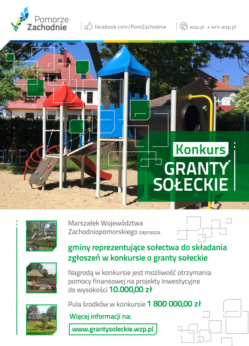 Powiększ plakat promujący konkurs granty sołeckie