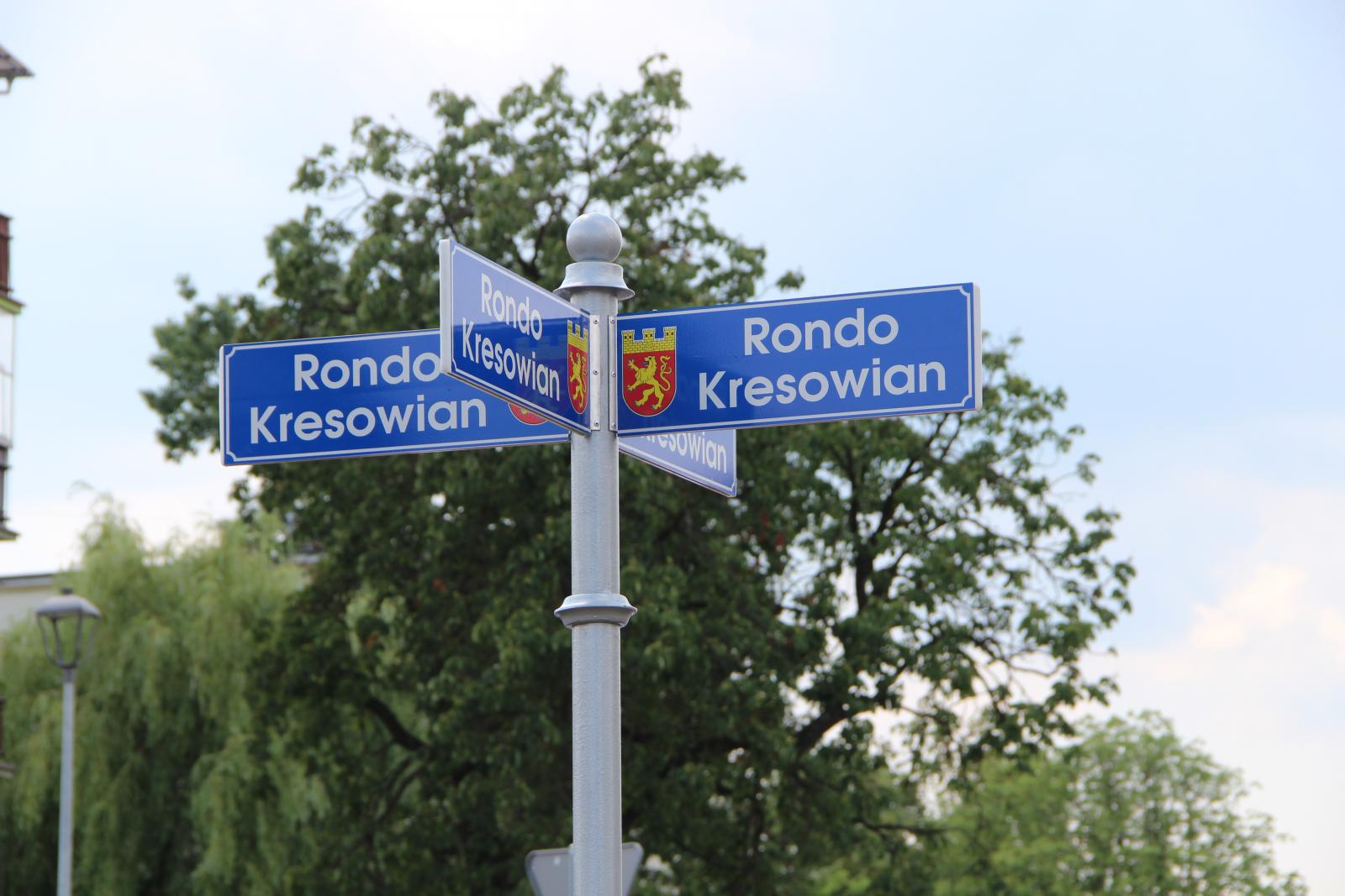 Nowe rondo nosi nazwę Rondo Kresowian