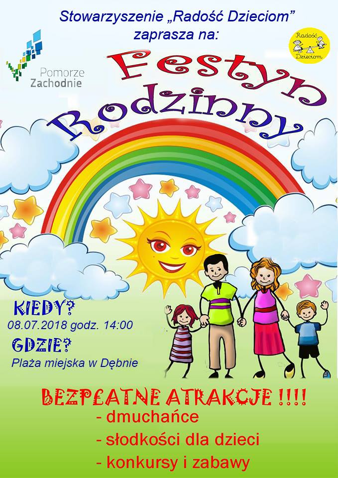 Powiększ plakat promujacy festyn rodzinny