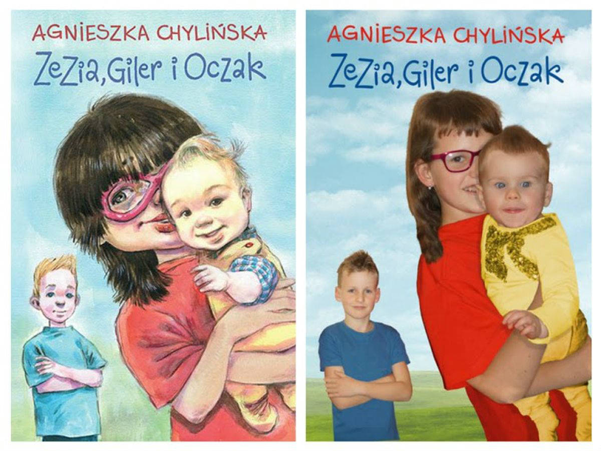 Powiększ zdjęcie. Okładka Nikoli Łapy