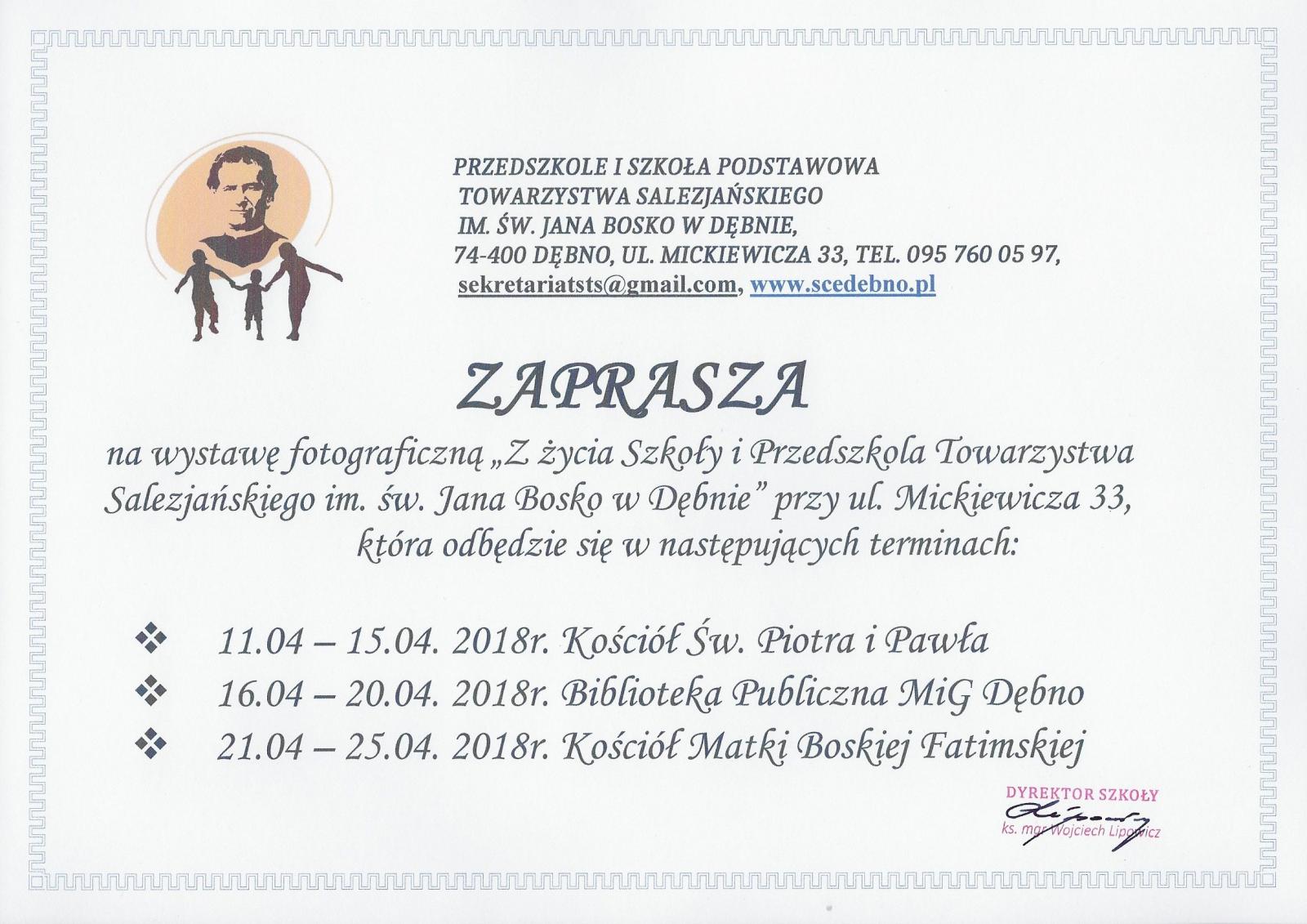 Powiększ plakat informujący