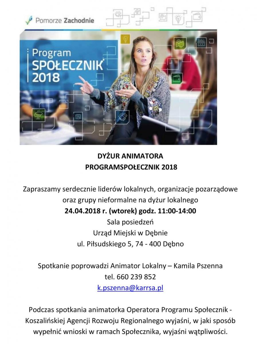 Powiększ plakat informujący o dyżurze