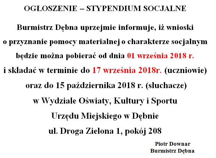 Powiększ ogłoszenie. Pełna treść w informacji