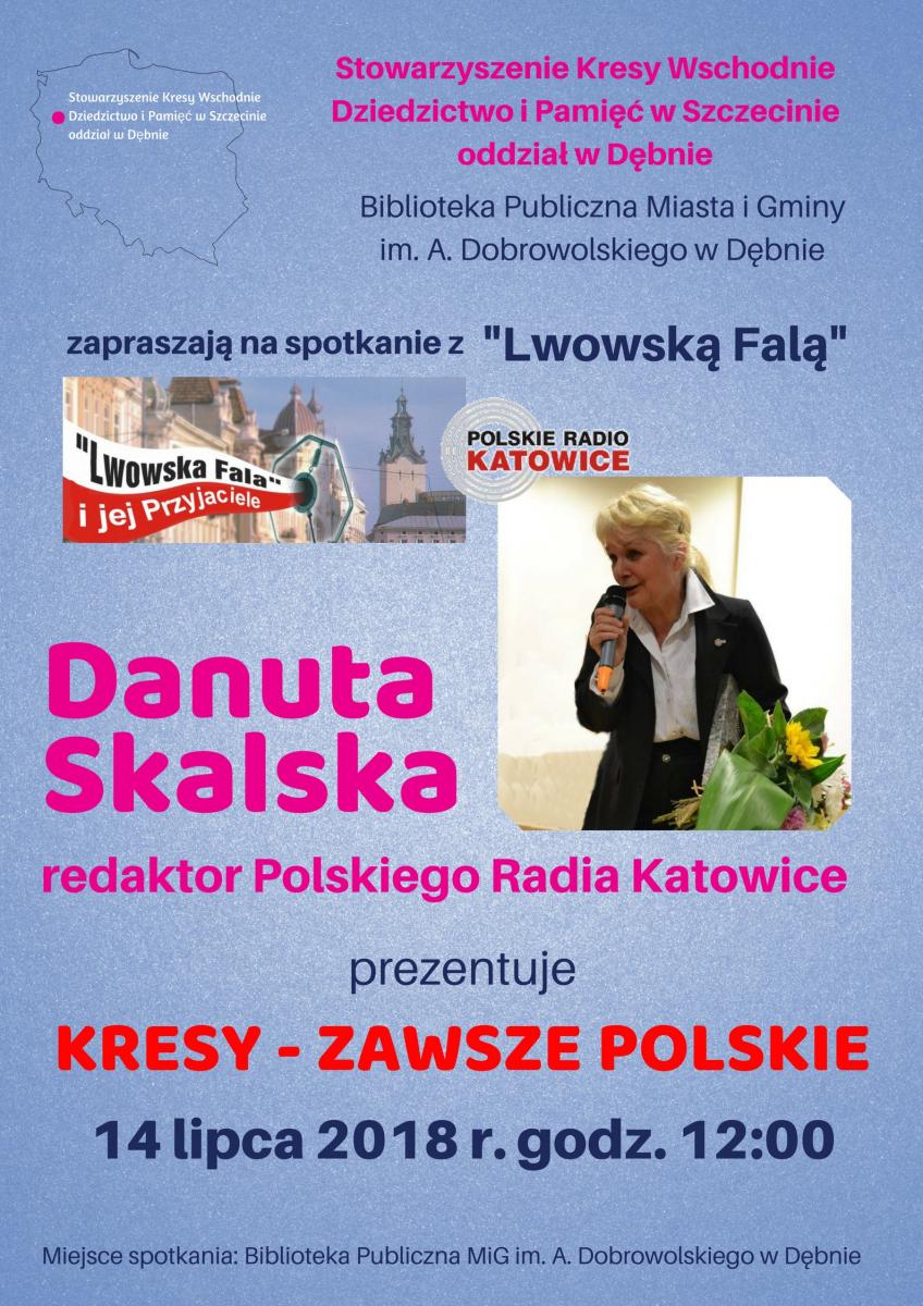 Powiększ plakat Spotkanie z Danutą Skalską