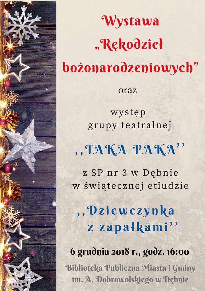 Powiększ plakat promujący wydarzenie. pełna treść w informacji