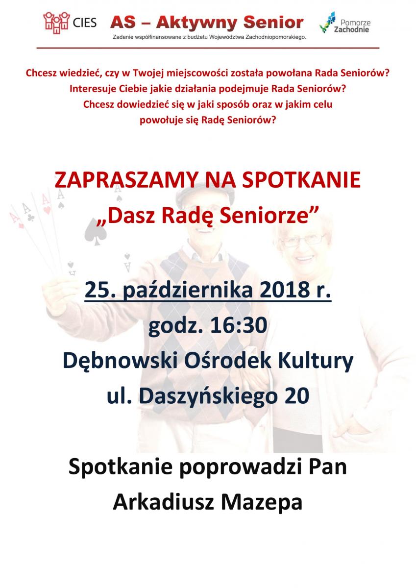 Powiększ plakat promujący spotkanie. Pełna treść w informacji 
