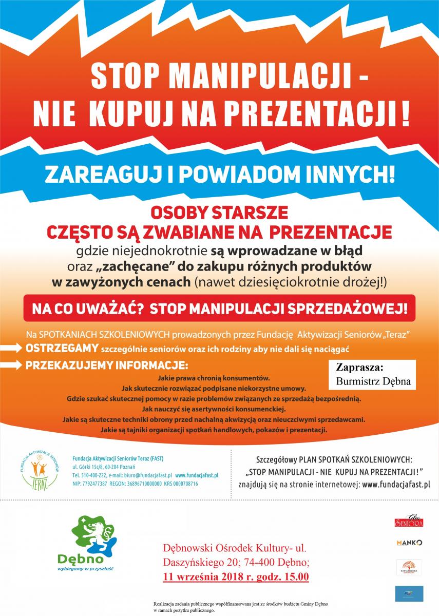 Powiększ plakat promujący spotkanie