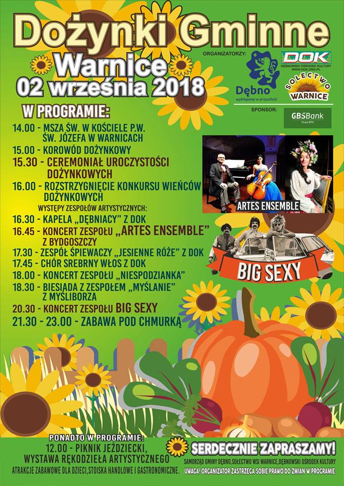 Powiększ plakat promujący dożynki