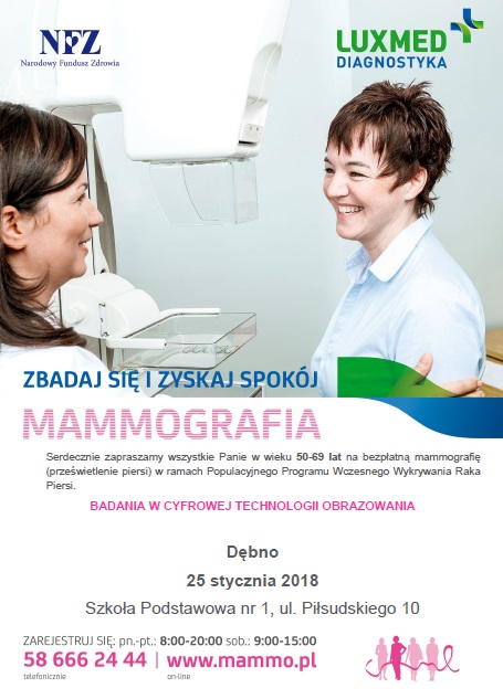 Powiększ plakat informujący o badaniach