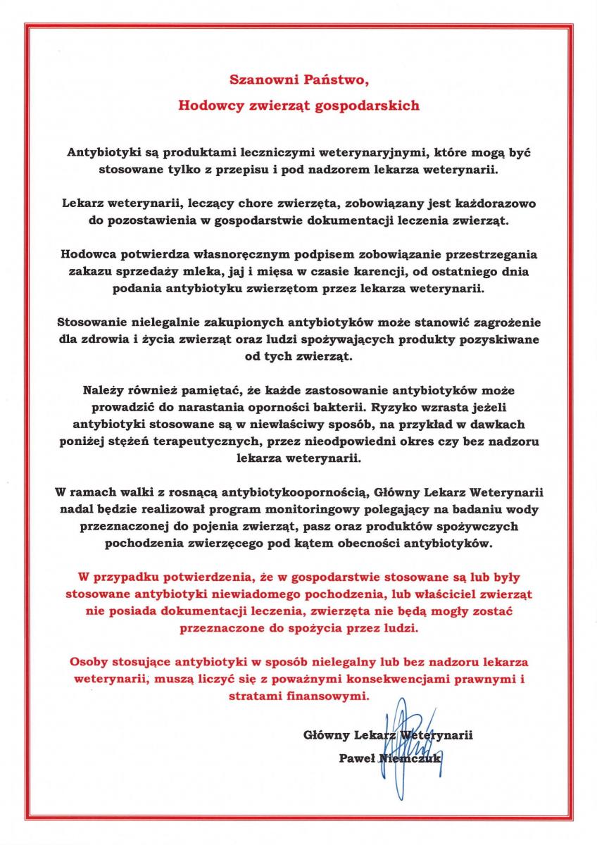 Powiększ ulotka Głównego Lekarza Weterynarii