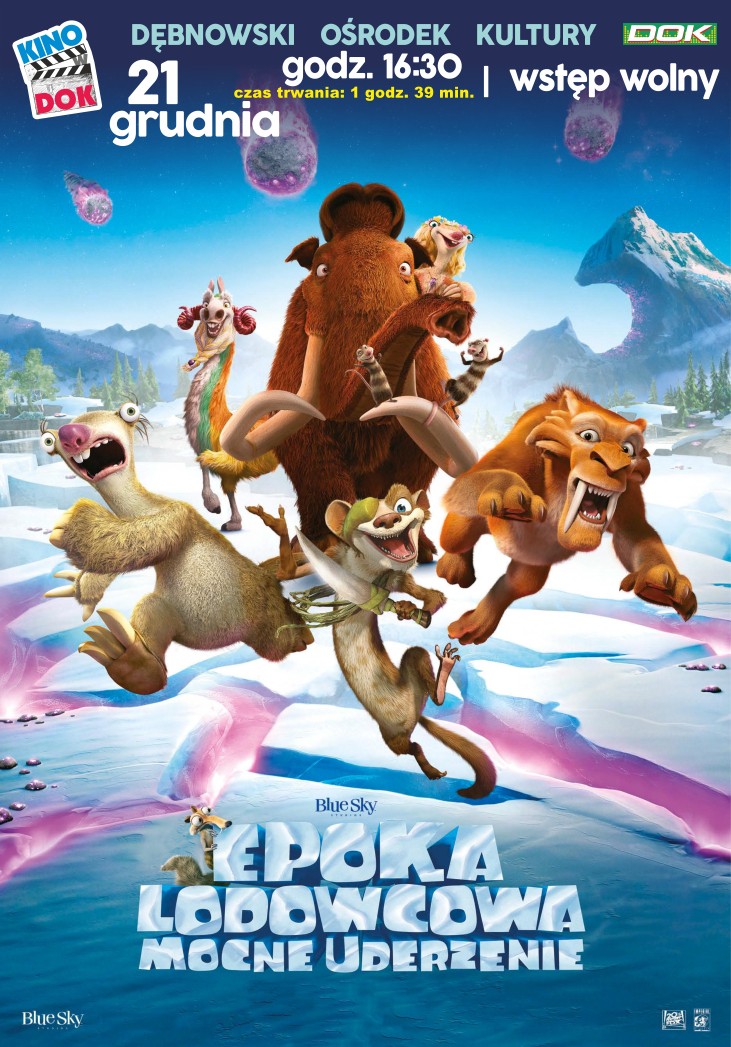 Plakat Epoka lodowcowa