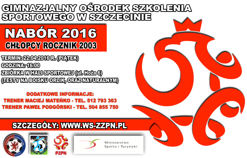 Plakat o naborze, treść poniżej w informacji