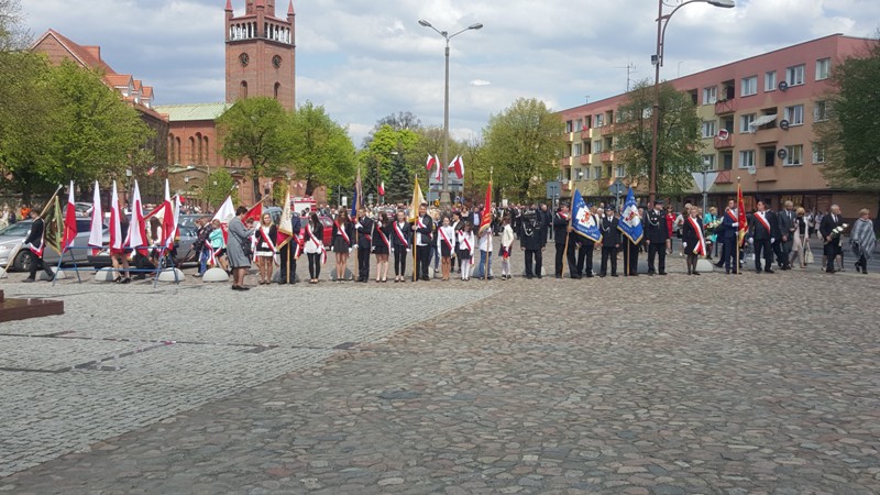 Panorama na poczty sztandarowe (link prowadzi do powiększonej wersji zdjęcia)