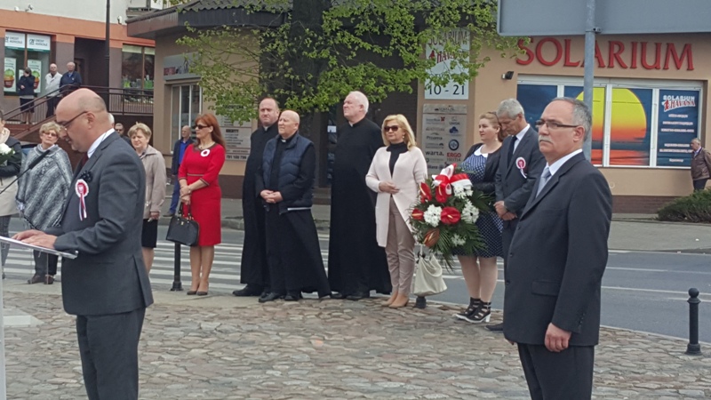 Przewodniczący Rady Miejskiej przemawia