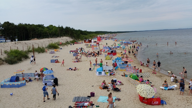 Plaża nad morzem