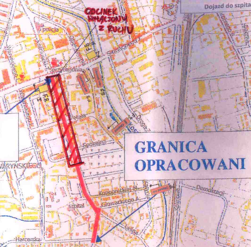 Mapa objazdu (link prowadzi do powiększonej wersji zdjęcia)