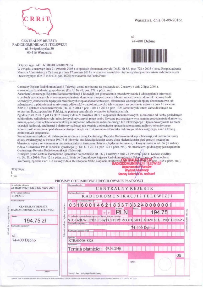 Skan pisma (link prowadzi do powiększonej wersji zdjęcia)
