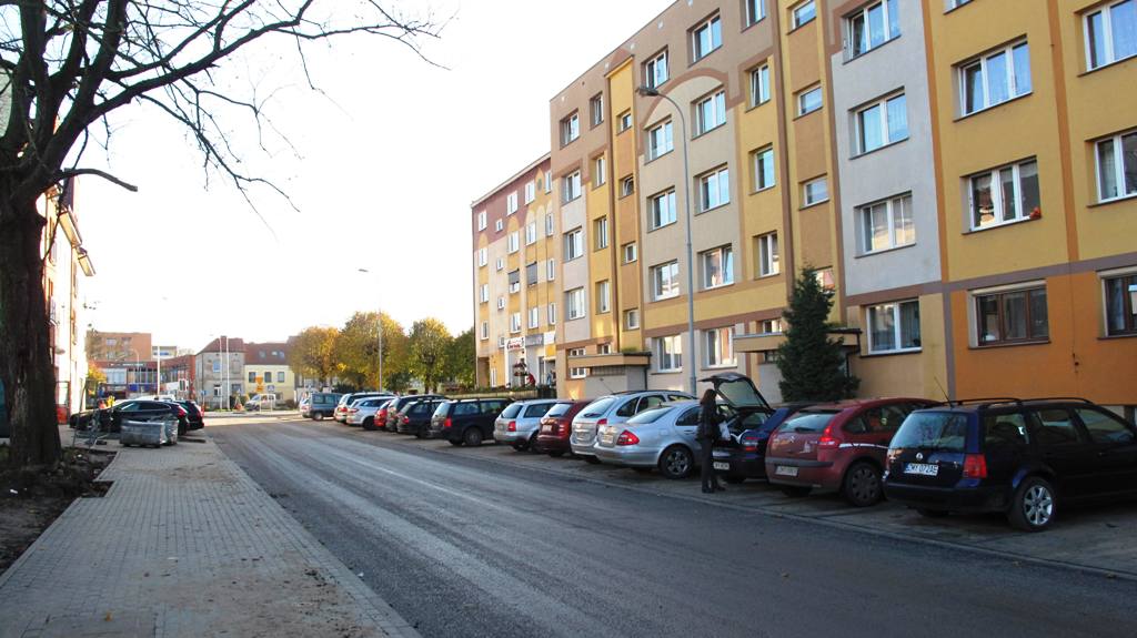 Ulica Piasta po remoncie