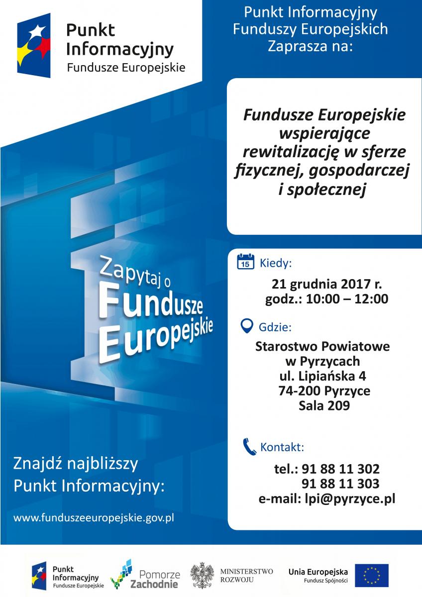 Powiększ plakat informujący o spotkaniu