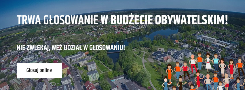 Powiększ baner informujacy o głosowaniu