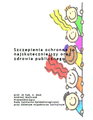 Okładka ulotki Szczepienia ochronne to najskuteczniejszy oręż zdrowia publicznego