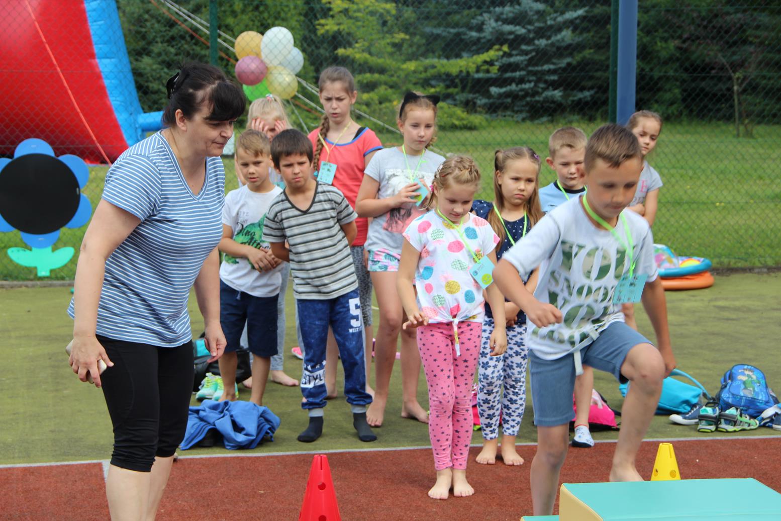 Zabawy sportowe na świżym powietrzu