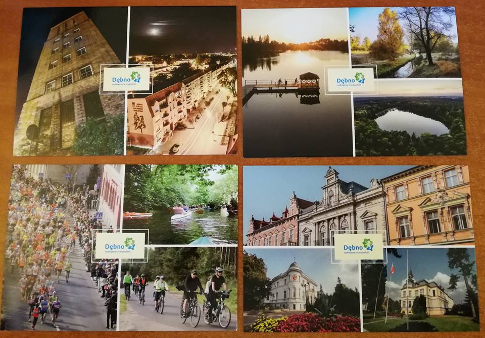 Pocztówki promocyjne gminy Dębno