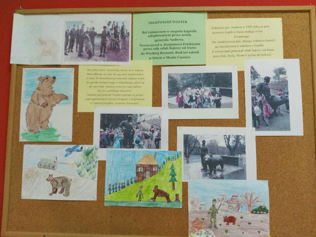 Gazetka wykonana przez uczniów