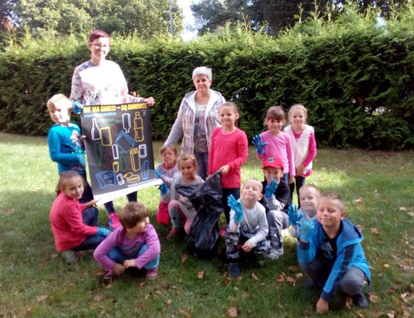 Powiększ zdjęcie. Dzieci z Przedszkola nr 1 w Dębnie