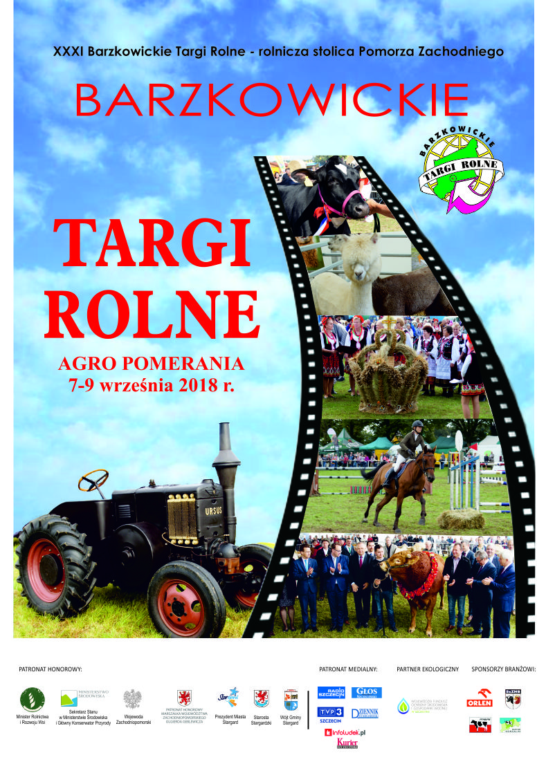 Plakat z programem Targów.