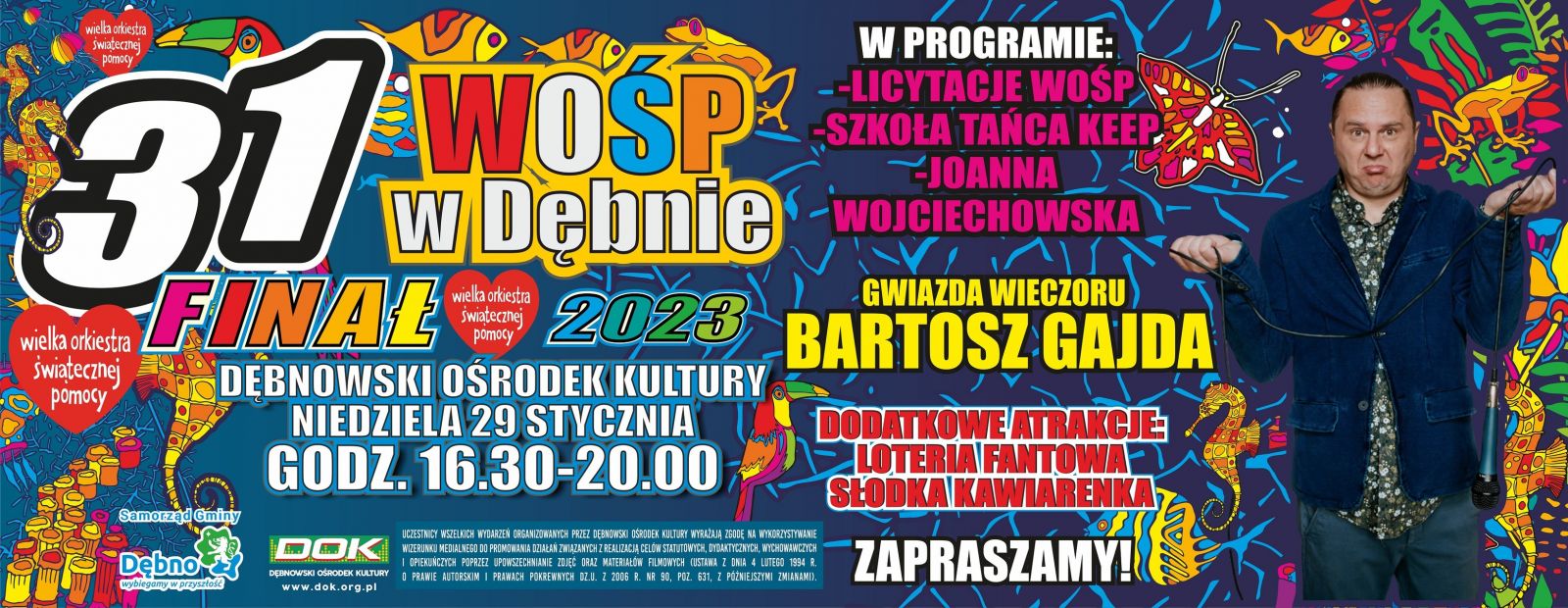 Powieksz baner 31. finał wośp Dębno. Pełna treść w informacji