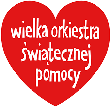 Powiększ czerowne serduszko z napisem wielka orkiestra świątecznej pomocy