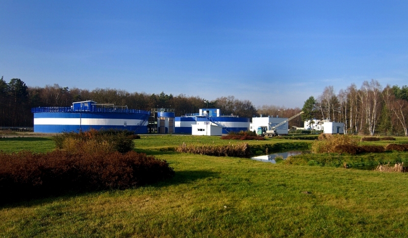 Oczyszczalania ścieków w Dębnie