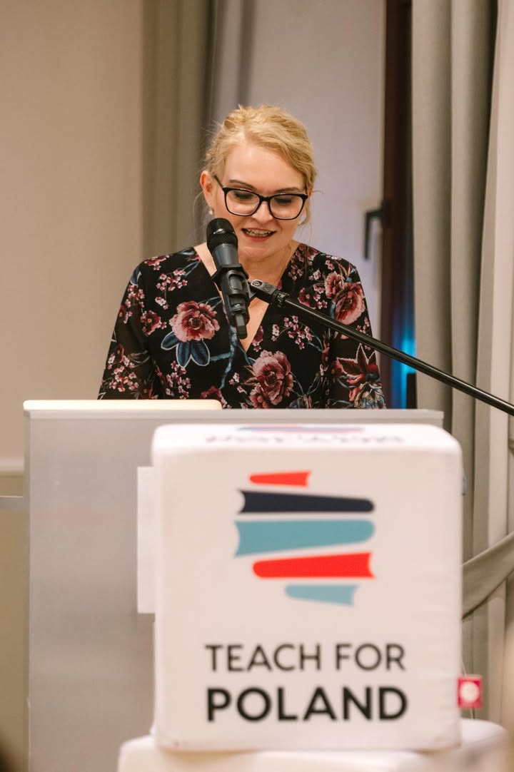 Joanna Nitka przy m&oacute;wnicy