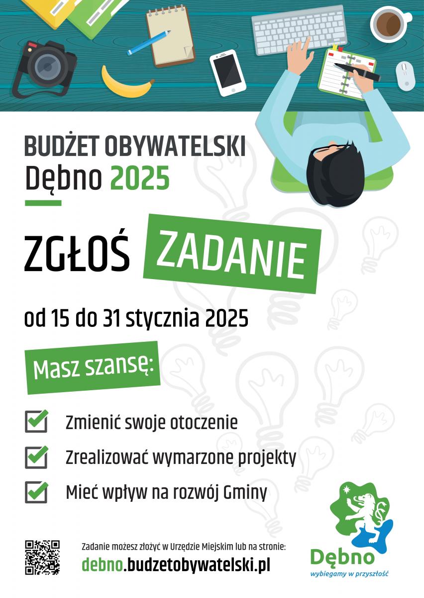 Plakat zgłos zadanie do budżetu