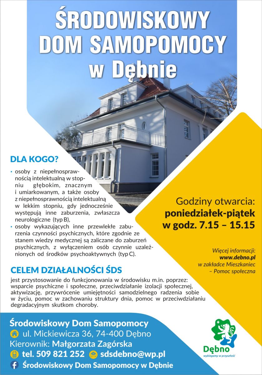 Plakat ŚDS Dębno