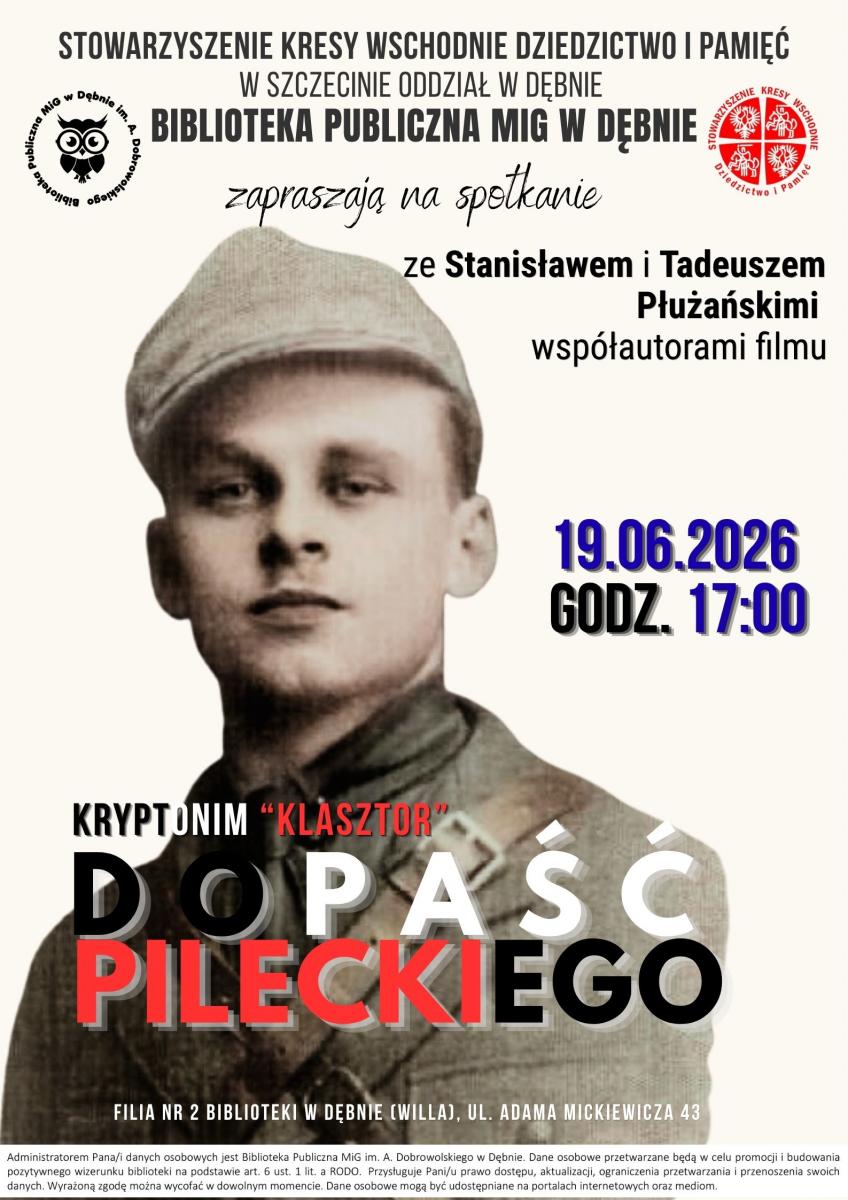 Plakat zaproszenie na wydarzenie. Pełna treść w informacji 