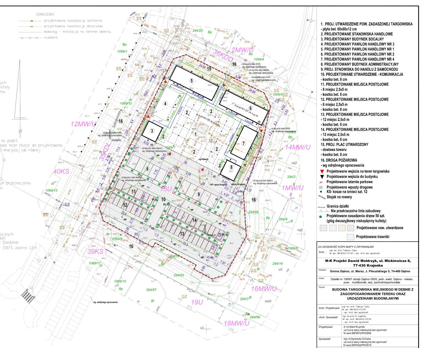 Powiększ plan zagospodarowania przestrzennego inwestycji 