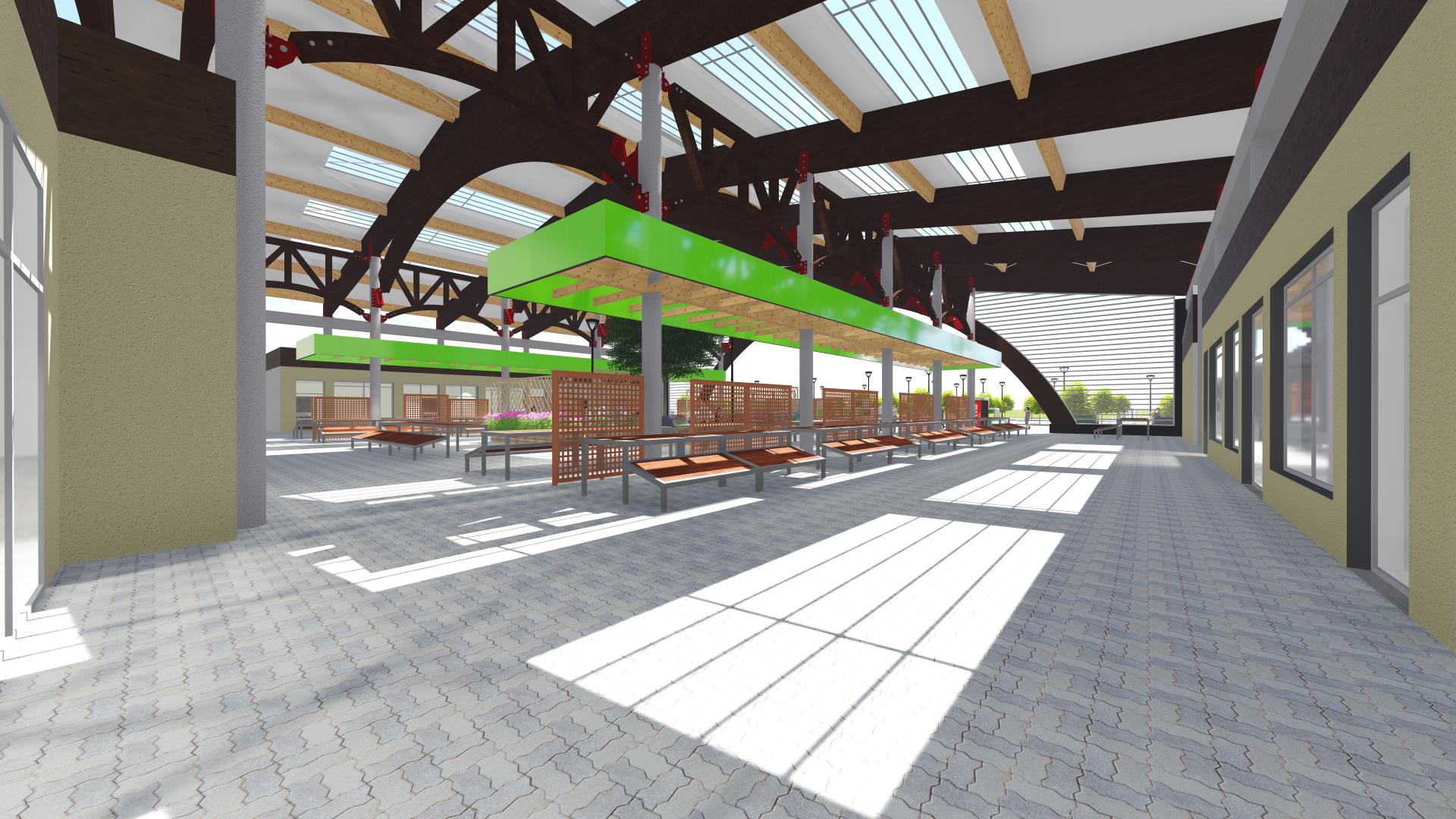 Wizualizacja targowiska 