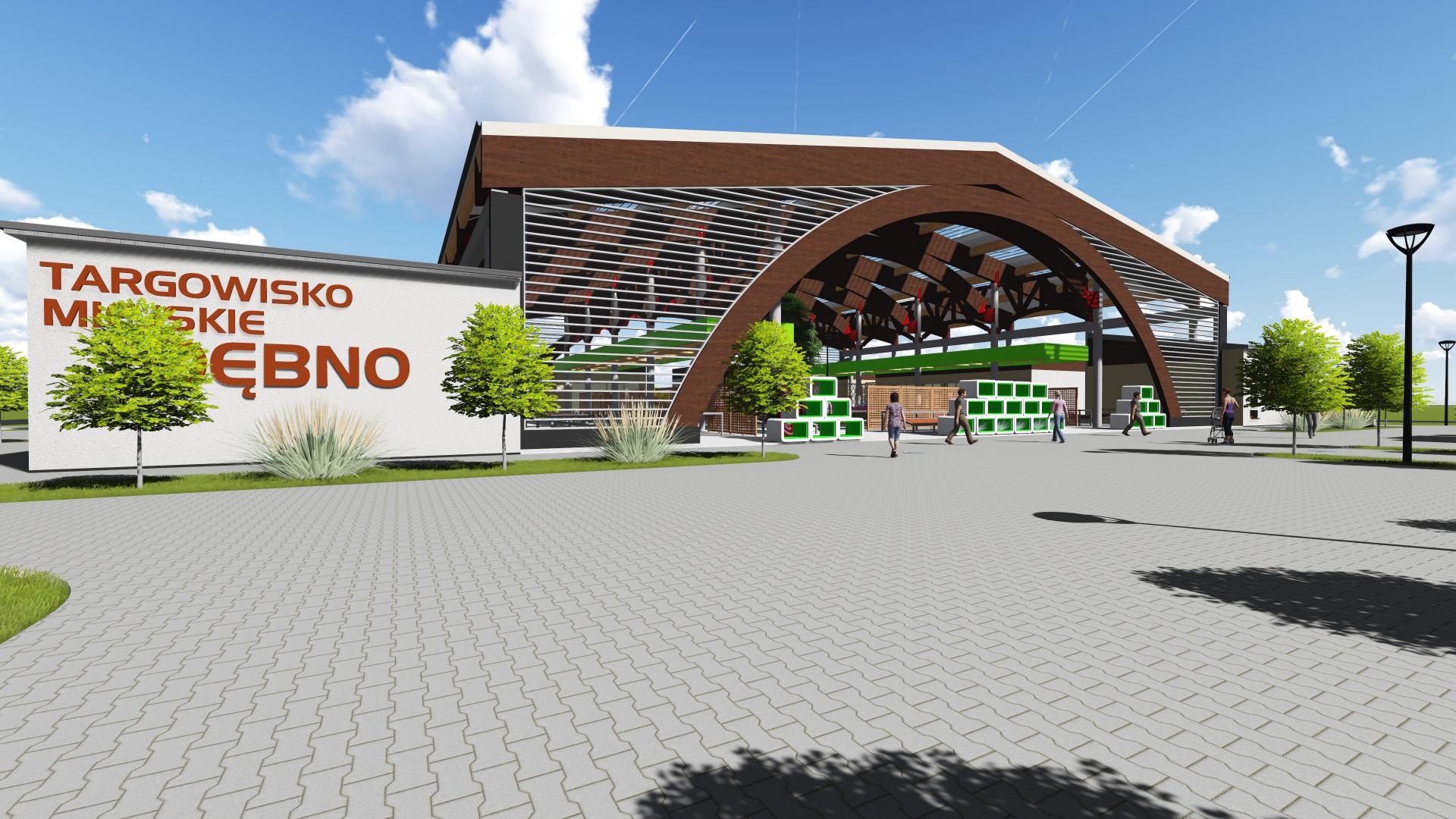 Wizualizacja targowiska 