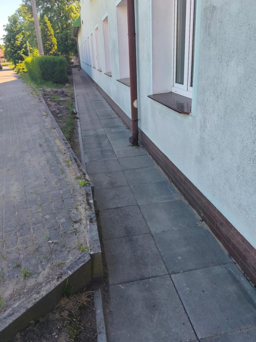 Ściana budynku na zewnątrz