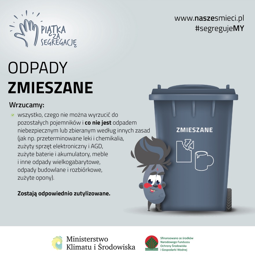 Odpady zmieszane co wrzucasz?