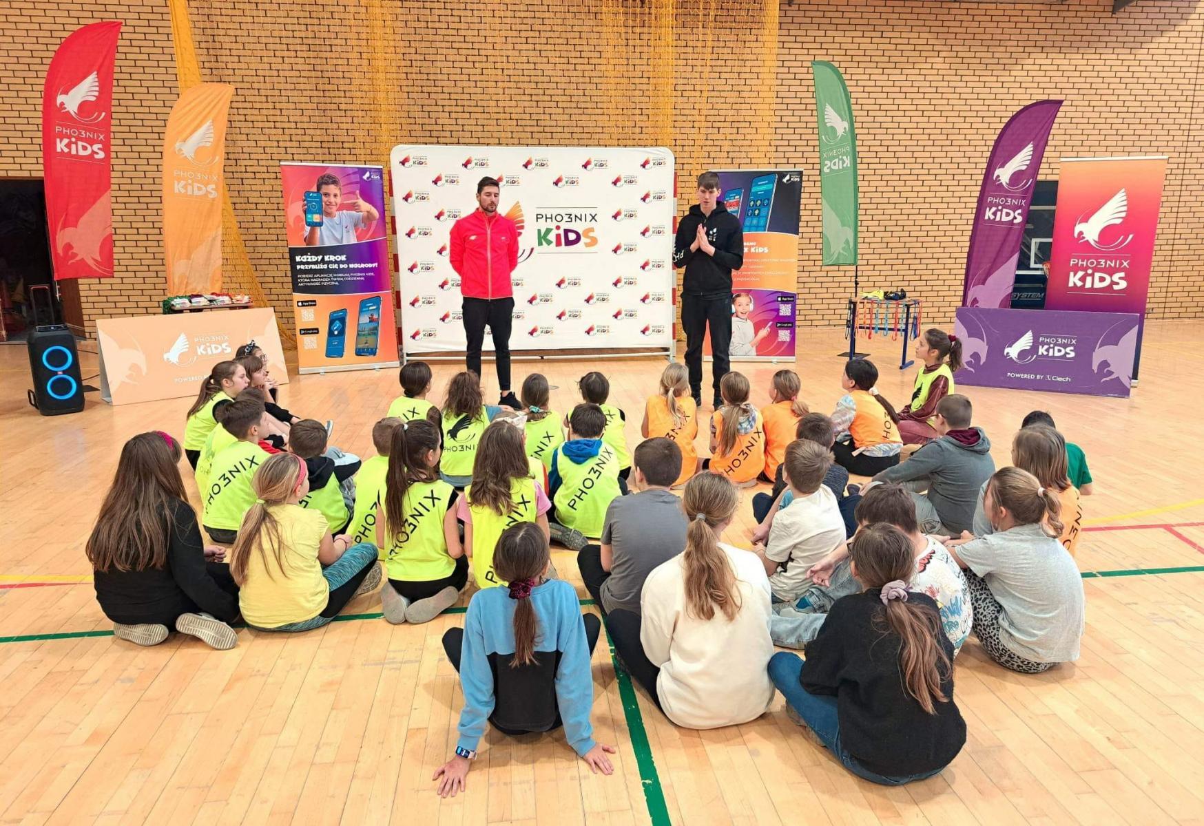 Wykład dla uczniów ze sportowcem