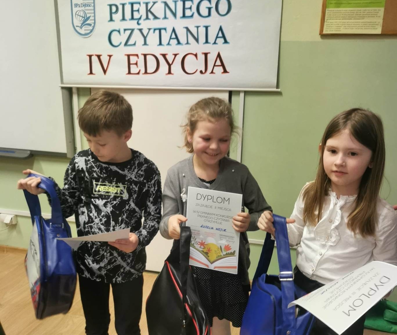 Laureaci konkursu w kategorii klas II