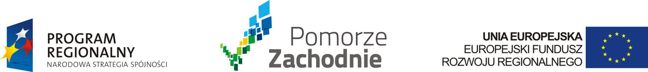 Logo: Program Regionalny, Pomorze Zachodnie, UE
